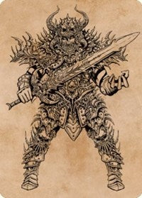 Sarevok, Deathbringer Art Card (50) [Art Series: Commander Legends: Battle for Baldur's Gate]