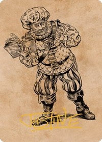 Volo, Itinerant Scholar Art Card (Gold-Stamped Signature) (48) [Art Series: Commander Legends: Battle for Baldur's Gate]