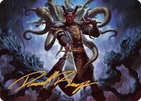 Zevlor, Elturel Exile Art Card (42/81) (Gold-Stamped Signature) (42) [Art Series: Commander Legends: Battle for Baldur's Gate]
