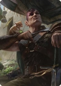 Minsc & Boo, Timeless Heroes Art Card (38/81) (38) [Art Series: Commander Legends: Battle for Baldur's Gate]