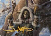Owlbear Shepherd Art Card (Gold-Stamped Signature) (35) [Art Series: Commander Legends: Battle for Baldur's Gate]