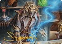 Renari, Merchant of Marvels Art Card (Gold-Stamped Signature) (30) [Art Series: Commander Legends: Battle for Baldur's Gate]