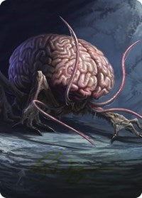 Intellect Devourer Art Card (Gold-Stamped Signature) (20) [Art Series: Commander Legends: Battle for Baldur's Gate]