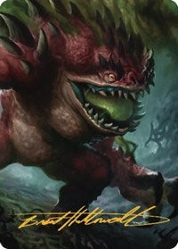 Hezrou Art Card (Gold-Stamped Signature) (17) [Art Series: Commander Legends: Battle for Baldur's Gate]