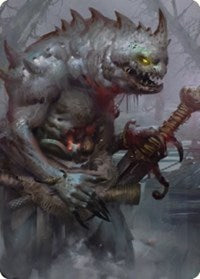 Gray Slaad Art Card (15) [Art Series: Commander Legends: Battle for Baldur's Gate]