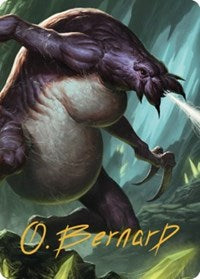Ettercap Art Card (Gold-Stamped Signature) (14) [Art Series: Commander Legends: Battle for Baldur's Gate]