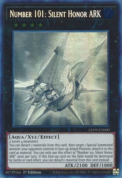 Number 101: Silent Honor ARK (LED9-EN000) [Legendary Duelists: Duels From the Deep]