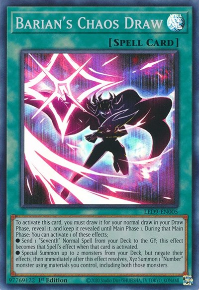 Barian's Chaos Draw (LED9-EN005) [Legendary Duelists: Duels From the Deep]