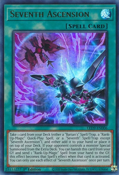 Seventh Ascension (LED9-EN006) [Legendary Duelists: Duels From the Deep]