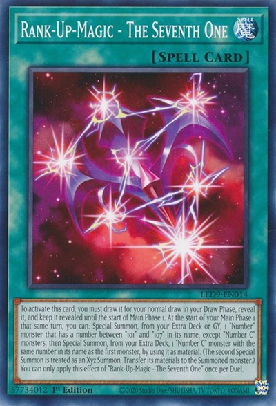 Rank-Up-Magic - The Seventh One (LED9-EN014) [Legendary Duelists: Duels From the Deep]