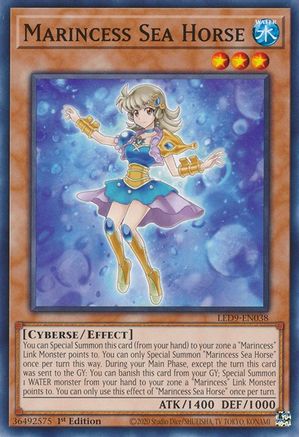 Marincess Sea Horse (LED9-EN038) - Legendary Duelists: Duels From the Deep 1st Edition