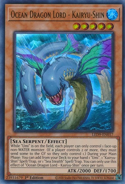Ocean Dragon Lord - Kairyu-Shin (LED9-EN017) [Legendary Duelists: Duels From the Deep]