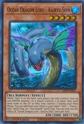 Ocean Dragon Lord - Kairyu-Shin (LED9-EN017) - Legendary Duelists: Duels From the Deep 1st Edition