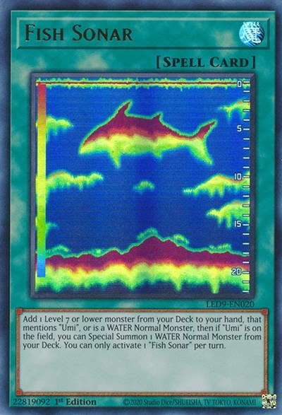 Fish Sonar (LED9-EN020) [Legendary Duelists: Duels From the Deep]