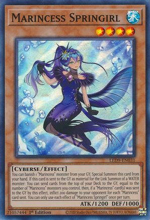 Marincess Springirl (LED9-EN031) - Legendary Duelists: Duels From the Deep 1st Edition
