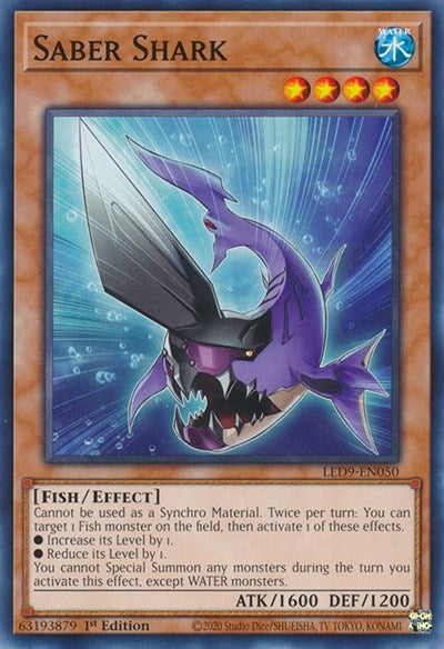 Saber Shark (LED9-EN050) [Legendary Duelists: Duels From the Deep]