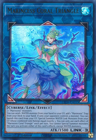 Marincess Coral Triangle (LED9-EN033) [Legendary Duelists: Duels From the Deep]