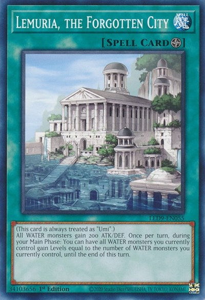 Lemuria, the Forgotten City (LED9-EN055) [Legendary Duelists: Duels From the Deep]