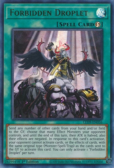 Forbidden Droplet (LED9-EN056) [Legendary Duelists: Duels From the Deep]