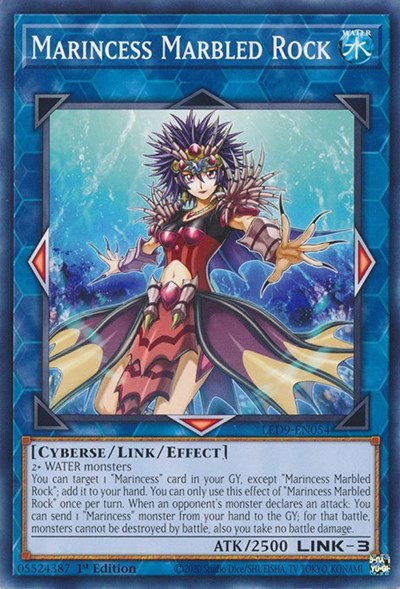 Marincess Marbled Rock (LED9-EN054) [Legendary Duelists: Duels From the Deep]