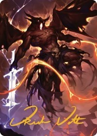 Balor Art Card (Gold-Stamped Signature) (7) [Art Series: Commander Legends: Battle for Baldur's Gate]