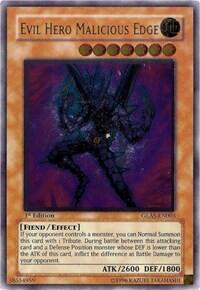 Evil HERO Malicious Edge (UTR) (GLAS-EN003) [Gladiator's Assault]