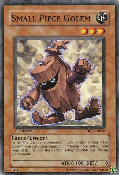 Small Piece Golem (TDGS-EN006) [The Duelist Genesis]