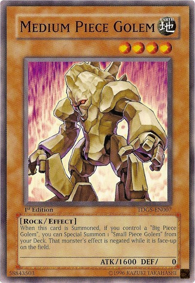 Medium Piece Golem (TDGS-EN007) [The Duelist Genesis]
