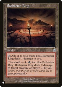 Barbarian Ring (313/350) [The List Reprints]
