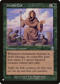 Druid's Call (239/350) [The List Reprints]