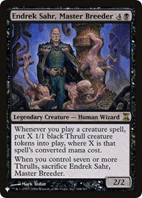 Endrek Sahr, Master Breeder (106/301) [The List Reprints]