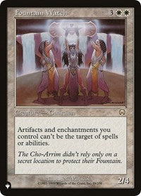 Fountain Watch (19/350) [The List Reprints]