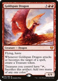 Goldspan Dragon (139/285) [The List Reprints]