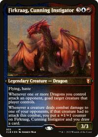 Firkraag, Cunning Instigator (Display Commander) - Thick Stock (933) [Commander Legends: Battle for Baldur's Gate]