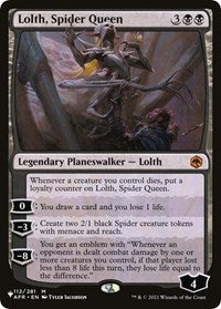 Lolth, Spider Queen (112/281) [The List Reprints]