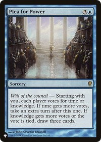 Plea for Power (24/210) [The List Reprints]