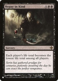 Repay in Kind (125/248) [The List Reprints]