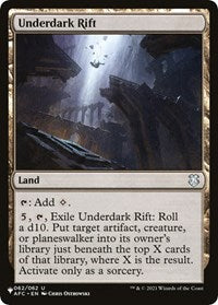 Underdark Rift (062/062) [The List Reprints]