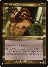 Yavimaya Barbarian (290/350) [The List Reprints]
