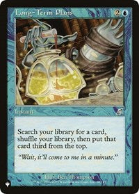 Long-Term Plans (38) [The List Reprints]