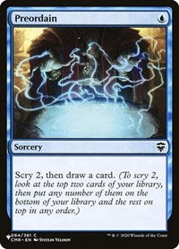 Preordain (CMR) (84) [The List Reprints]