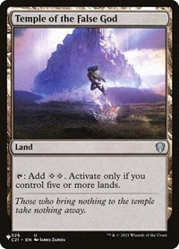 Temple of the False God (C21) (326) [The List Reprints]