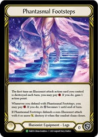 Phantasmal Footsteps (Golden) - FAB019 (FAB019) [Flesh and Blood: Promo Cards]