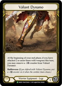 Valiant Dynamo (Golden) - FAB020 (FAB020) [Flesh and Blood: Promo Cards]