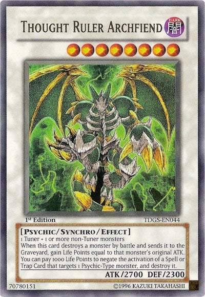 Thought Ruler Archfiend (TDGS-EN044) [The Duelist Genesis]