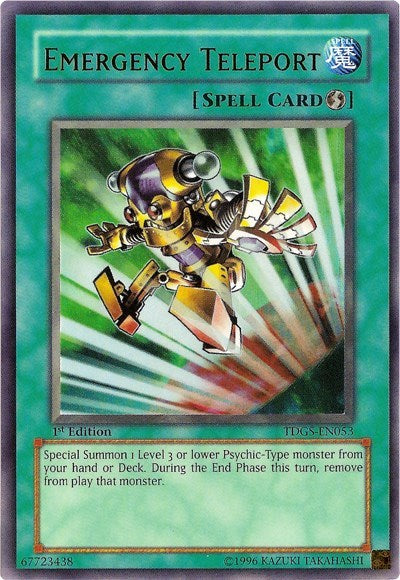 Emergency Teleport (TDGS-EN053) [The Duelist Genesis]