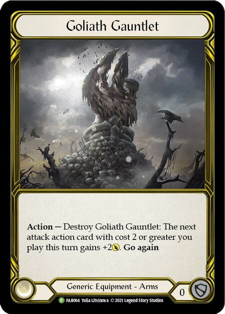 Goliath Gauntlet (Golden) - FAB064 (FAB064) [Flesh and Blood: Promo Cards]