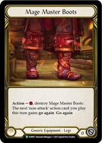 Mage Master Boots (Golden) - FAB067 (FAB067) [Flesh and Blood: Promo Cards]