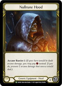 Nullrune Hood (Golden) - FAB068 (FAB068) [Flesh and Blood: Promo Cards]
