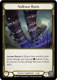 Nullrune Boots (Golden) - FAB071 (FAB071) [Flesh and Blood: Promo Cards]